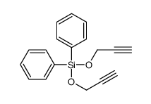 diphenyl-bis(prop-2-ynoxy)silane Structure