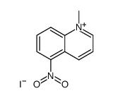 1-methyl-5-nitroquinolinium iodide结构式