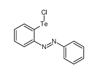 (2-phenyldiazenylphenyl) tellurohypochlorite结构式