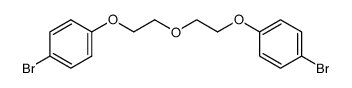 4,4'-((oxybis(ethane-2,1-diyl))bis(oxy))bis(bromobenzene)结构式