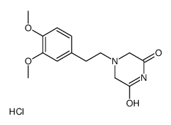 4-[2-(3,4-dimethoxyphenyl)ethyl]piperazine-2,6-dione,hydrochloride结构式