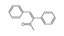 (Z)-1-methylsulphinyl-1,2-diphenylethene结构式