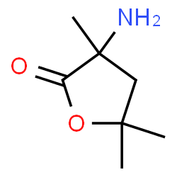 2(3H)-Furanone,3-aminodihydro-3,5,5-trimethyl-(9CI) Structure