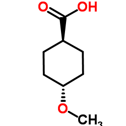 反式-4-甲氧基环己烷羧酸结构式