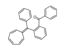 (2-(cyclohepta-2,4,6-trien-1-ylidene(phenyl)methyl)phenyl)(phenyl)methanone Structure