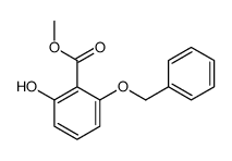 2-(苄氧基)-6-羟基苯甲酸甲酯结构式