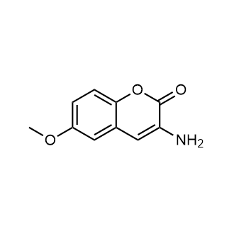 3-氨基-6-甲氧基-2-铬酮结构式