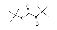 tert-butyl 3,3-dimethyl-2-oxobutanoate结构式