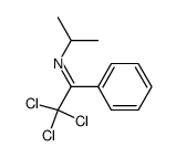 2,2,2-trichloro-N-isopropyl-1-phenylethan-1-imine结构式