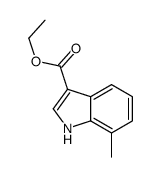1H-Indole-3-carboxylicacid,7-methyl-,ethylester(9CI) Structure