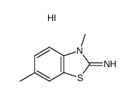 3,6-dimethylbenzo[d]thiazol-2(3H)-imine hydroiodide结构式