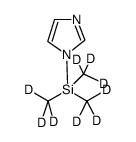 n-(trimethyl-d9-silyl)imidazole结构式