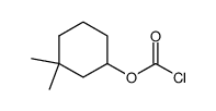 3,3-dimethylcyclohexyl chloroformate Structure