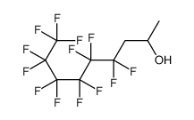 4,4,5,5,6,6,7,7,8,8,9,9,9-tridecafluorononan-2-ol结构式