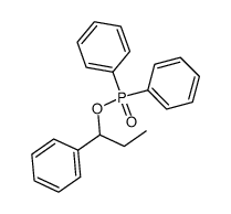 1-phenylpropyl diphenylphosphinate结构式