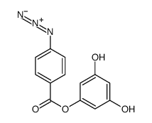 (3,5-dihydroxyphenyl) 4-azidobenzoate Structure