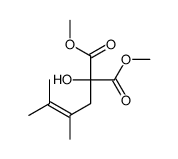 dimethyl 2-(2,3-dimethylbut-2-enyl)-2-hydroxypropanedioate结构式