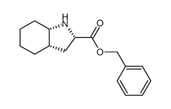 (2S,3aS,7aS)-octahydro-1H-indole-2-carboxylic acid benzyl ester结构式