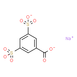 sodium dihydrogen 3,5-disulphonatobenzoate Structure