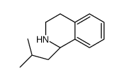 (1S)-1-(2-methylpropyl)-1,2,3,4-tetrahydroisoquinoline结构式