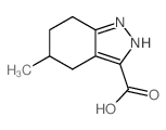 5-甲基-4,5,6,7-四氢-2H-吲唑-3-羧酸结构式