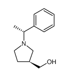 ((S)-1-((R)-1-phenylethyl)pyrrolidin-3-yl)methanol structure
