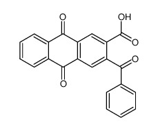 3-benzoyl-9,10-dioxo-9,10-dihydro-anthracene-2-carboxylic acid结构式