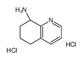 8-Quinolinamine, 5,6,7,8-tetrahydro-, hydrochloride (1:2), (8S)- Structure
