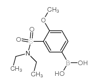 3-二乙基磺酰胺基-4-甲氧基苯硼酸结构式