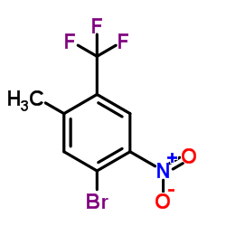 1-Bromo-5-methyl-2-nitro-4-trifluoromethyl-benzene Structure