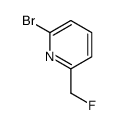 2-溴-6-(氟甲基)吡啶结构式