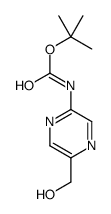 2-氨基-5-(羟甲基)吡嗪,2-BOC保护结构式