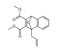 1-Allyl-11-oxa-tricyclo[6.2.1.02,7]undeca-2(7),3,5,9-tetraene-9,10-dicarboxylic acid dimethyl ester Structure
