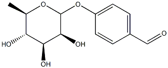 对羟基苯甲醛鼠李糖苷结构式