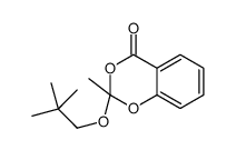 2-(2,2-dimethylpropoxy)-2-methyl-1,3-benzodioxin-4-one结构式
