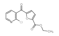 2-CHLORO-3-(5-ETHOXYCARBONYL-2-FUROYL)PYRIDINE picture