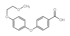 4-[4-(2-甲氧基乙氧基)-苯氧基]-苯甲酸结构式