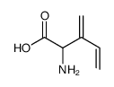 2-amino-3-methylidenepent-4-enoic acid结构式