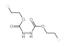 2-chloroethyl N-(2-chloroethoxycarbonylamino)carbamate Structure