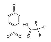 4-Nitro-pyridine 1-oxide; compound with trifluoro-acetic acid Structure