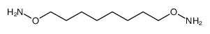 O-(8-aminooxyoctyl)hydroxylamine Structure