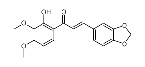 3,4-methylenedioxy-3',4'-dimethoxy-2'-hydroxychalcone Structure