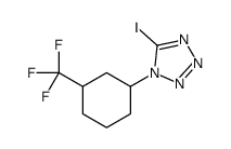 5-iodo-1-[3-(trifluoromethyl)cyclohexyl]tetrazole Structure