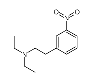 N,N-二乙基-3-硝基苯乙胺结构式