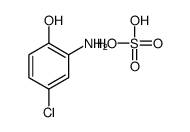 [5-chloro-2-hydroxyphenyl]ammonium hydrogen sulphate结构式