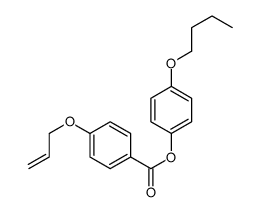 (4-butoxyphenyl) 4-prop-2-enoxybenzoate结构式