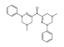 bis-(4-methyl-2-phenyl-2,3,4,5-tetrahydro-[1,2,4]triazin-6-yl)-methanone Structure