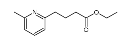 ethyl 4-(6-methylpyridin-2-yl)butanoate structure