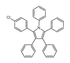 2-(4-chlorophenyl)-1,3,4,5-tetraphenyl-1H-pyrrole Structure