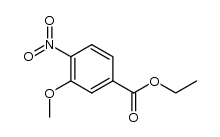 Ethyl 3-methoxy-4-nitrobenzoate结构式
